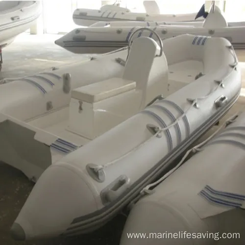 Fiberglass and PVC Semi Rigid Inflatable Speed Boat